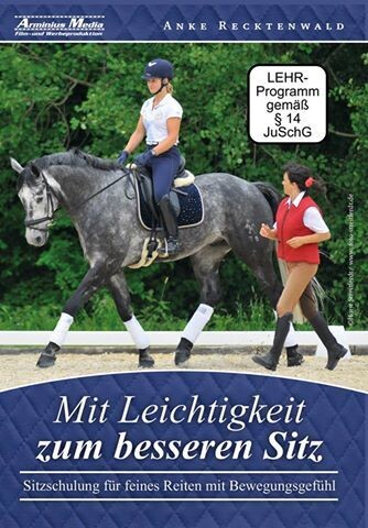  Anke Recktenwald: Mit Leichtigkeit zum besseren Sitz/Riding with Balance and Grace(D/E/I) DVD Anke Recktenwald: Mit Leichtigkeit zum besseren Sitz/Riding with Balance and Grace(D/E/I) DVD EU B2B KUNDEN